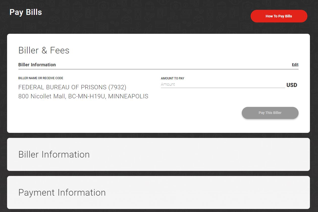 How to Send Money to a Federal Inmate PROBATION