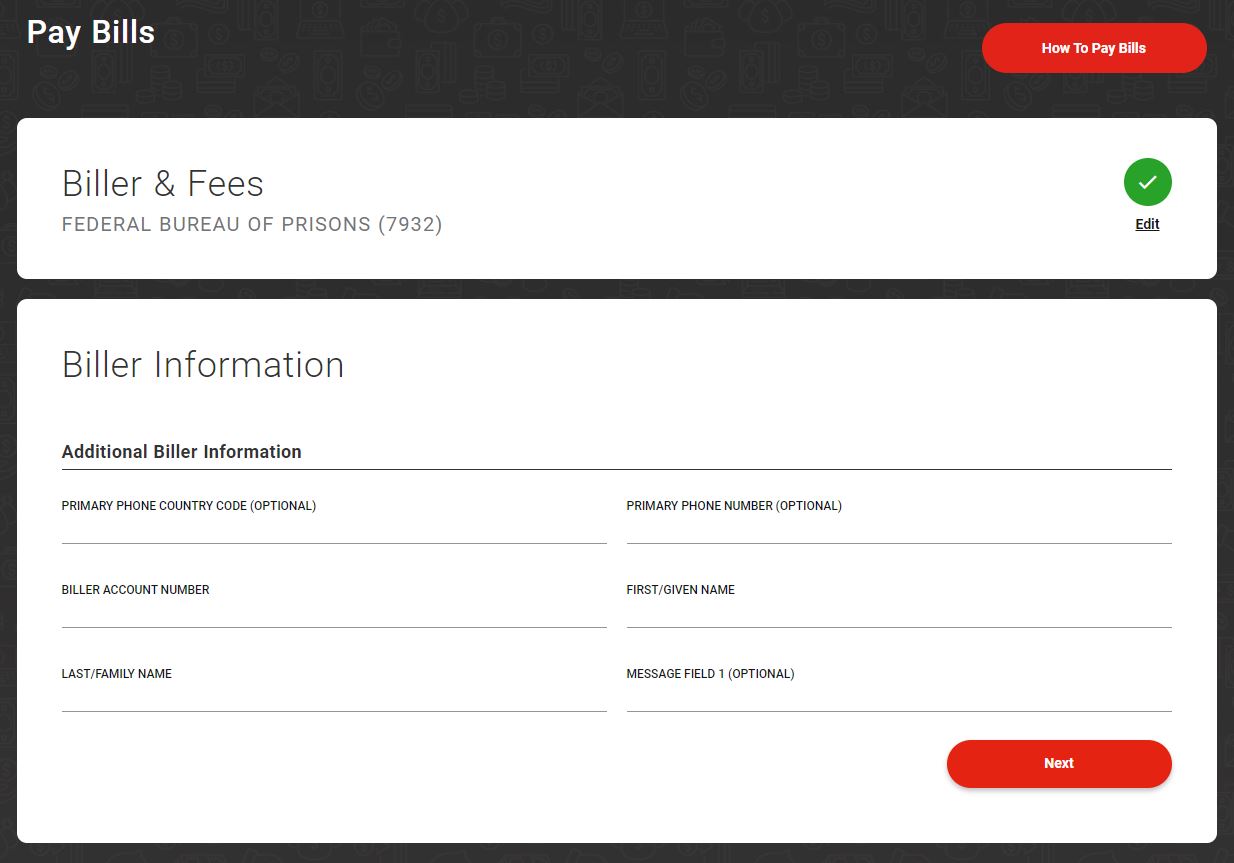 How to Send Money to a Federal Inmate PROBATION